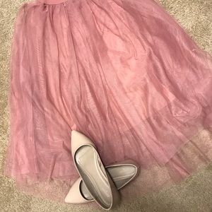 Pink skirt